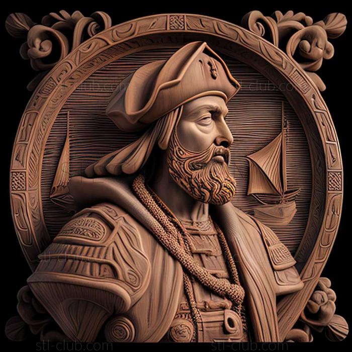 3D model Vasco da Gama (STL)